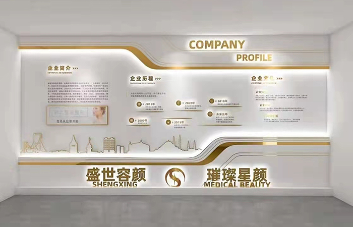 盛星医美文化墙